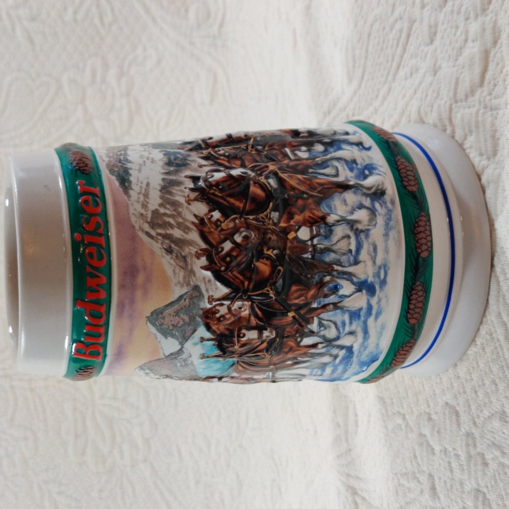 Budweiser 1993 Holliday Stein Collection